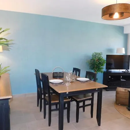 Juan Les Pins Vitoria Grand 2p Calme Parking Lejlighed